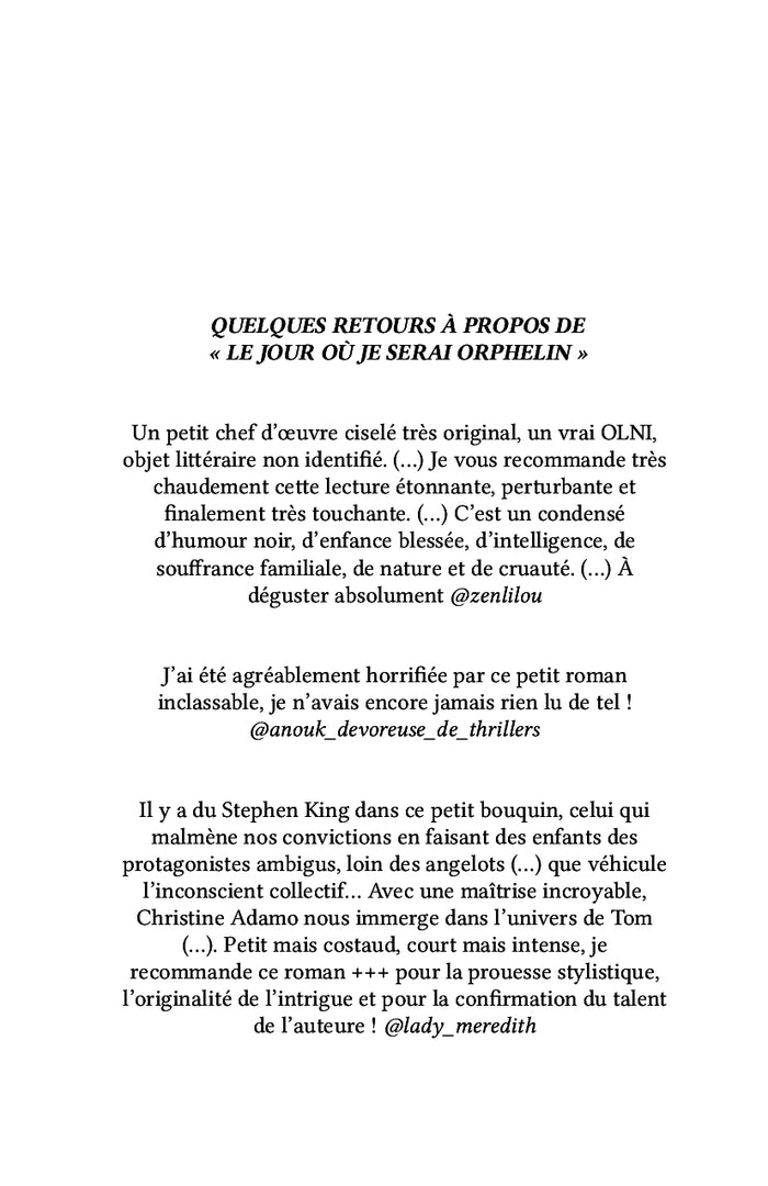 Fallait pas m'embêter