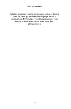 Fallait pas m'embêter