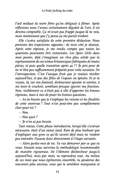 Le Body Jacking du crabe