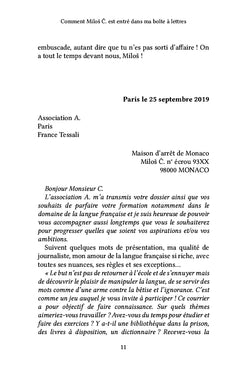 Comment Milos C. est entré dans ma boîte à lettres