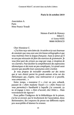 Comment Milos C. est entré dans ma boîte à lettres
