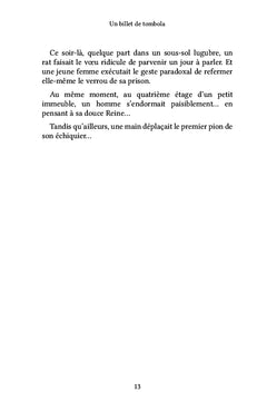 Un billet de tombola