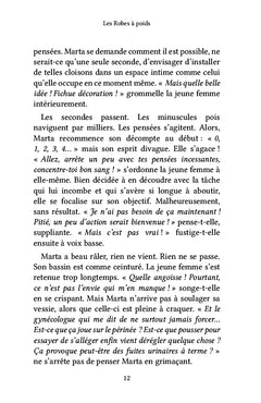 Les robes à poids