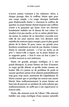 Les robes à poids