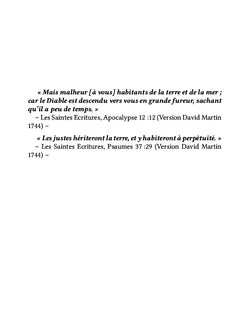 Révélation - L'Alliance