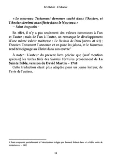 Révélation - L'Alliance