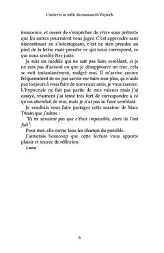 L'univers se mêle du manuscrit Voynich
