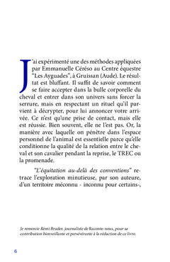 L'équitation au-delà des conventions