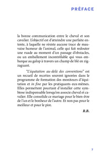 L'équitation au-delà des conventions