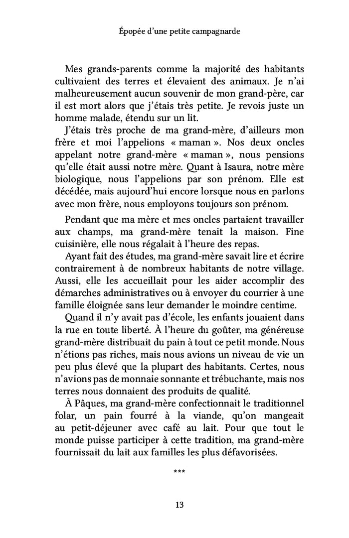 Épopée d'une petite campagnarde