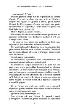 Les chroniques de Michel et Céra - La rencontre