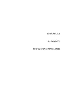 Le Masque de Fer
