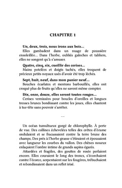 Quatre, cinq, six... Cueillir des cerises
