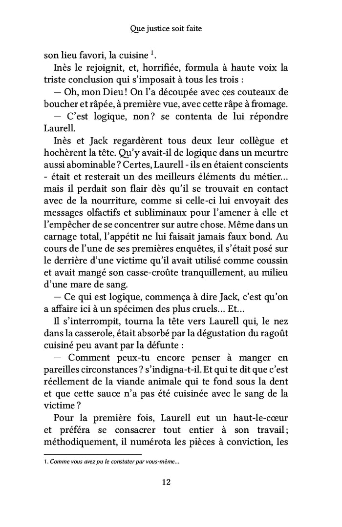 Que justice soit faite