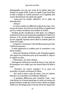 Que justice soit faite