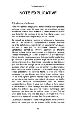 Croire ou savoir ?