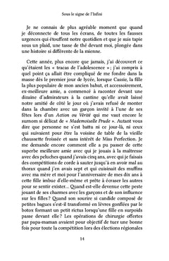 Sous le signe de l'infini