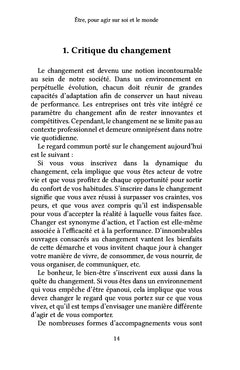 Être, pour agir sur soi et le monde