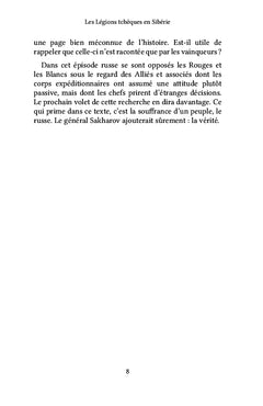Les Légions tchèques en Sibérie