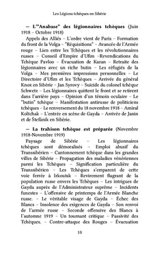 Les Légions tchèques en Sibérie