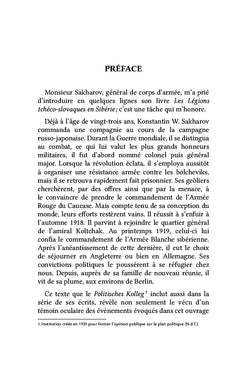 Les Légions tchèques en Sibérie