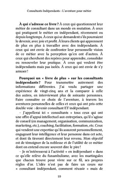 Consultants Indépendants : L'aventure pour métier