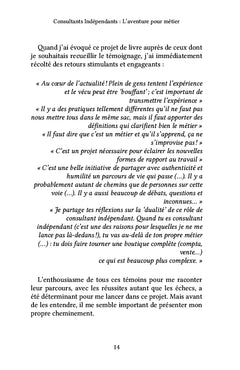 Consultants Indépendants : L'aventure pour métier