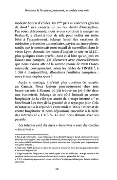 Monsieur le Directeur, justement, je voulais vous voir