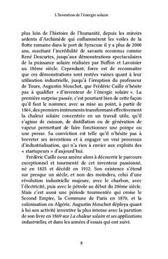 L'invention de l'énergie solaire