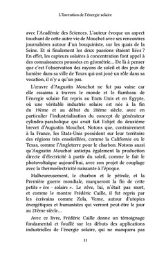 L'invention de l'énergie solaire