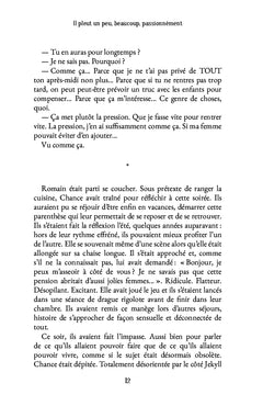 Il pleut un peu, beaucoup, passionnément