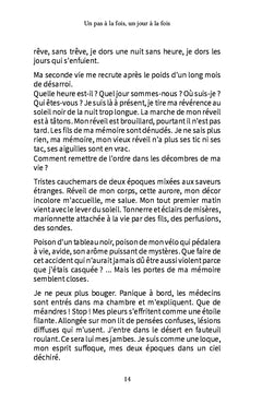 Un pas à la fois, un jour à la fois