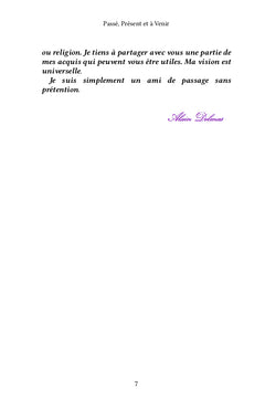 Passé, présent et à venir