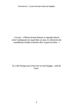 Souviens-toi... Le jour d'avant tu étais un dauphin