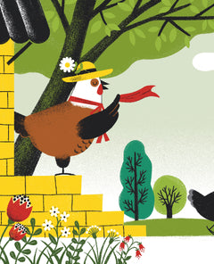 Le renard et la chasse aux oeufs