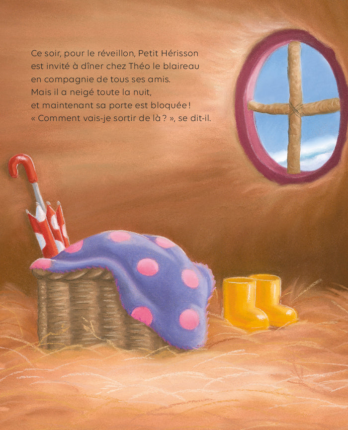 Petit Hérisson, un réveillon sous la neige