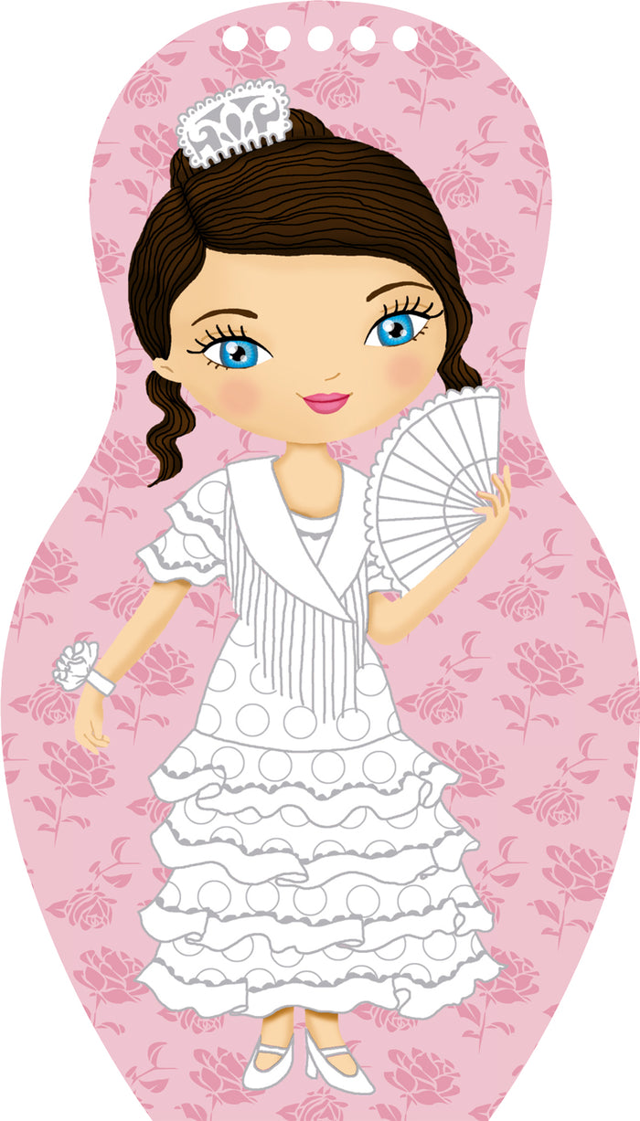 Minimiki - Carnet créatif - Inès en Espagne