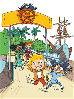 Les incollables - Premières lectures - Tome 24 -  Zoé et Luka au parc d'attractions - Niv. 3