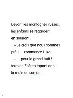 Les incollables - Premières lectures - Tome 24 -  Zoé et Luka au parc d'attractions - Niv. 3