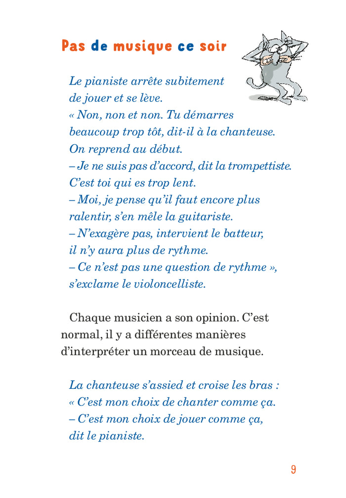 D'accord et pas d'accord