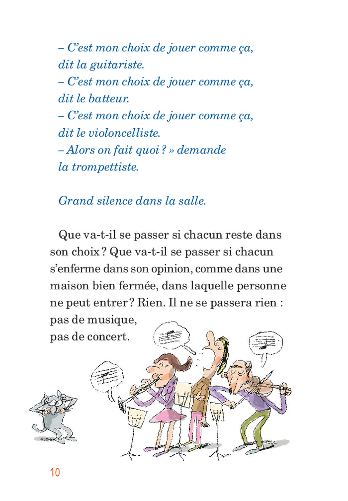 D'accord et pas d'accord