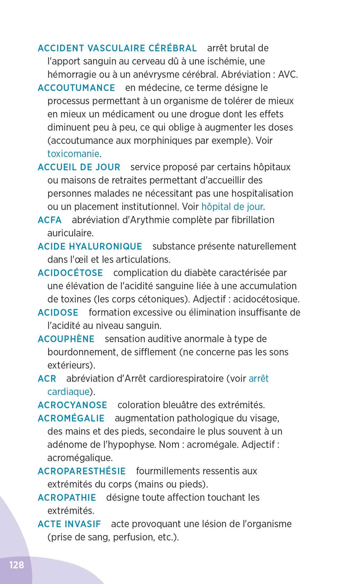 Le vocabulaire médical des AS/AP/AES