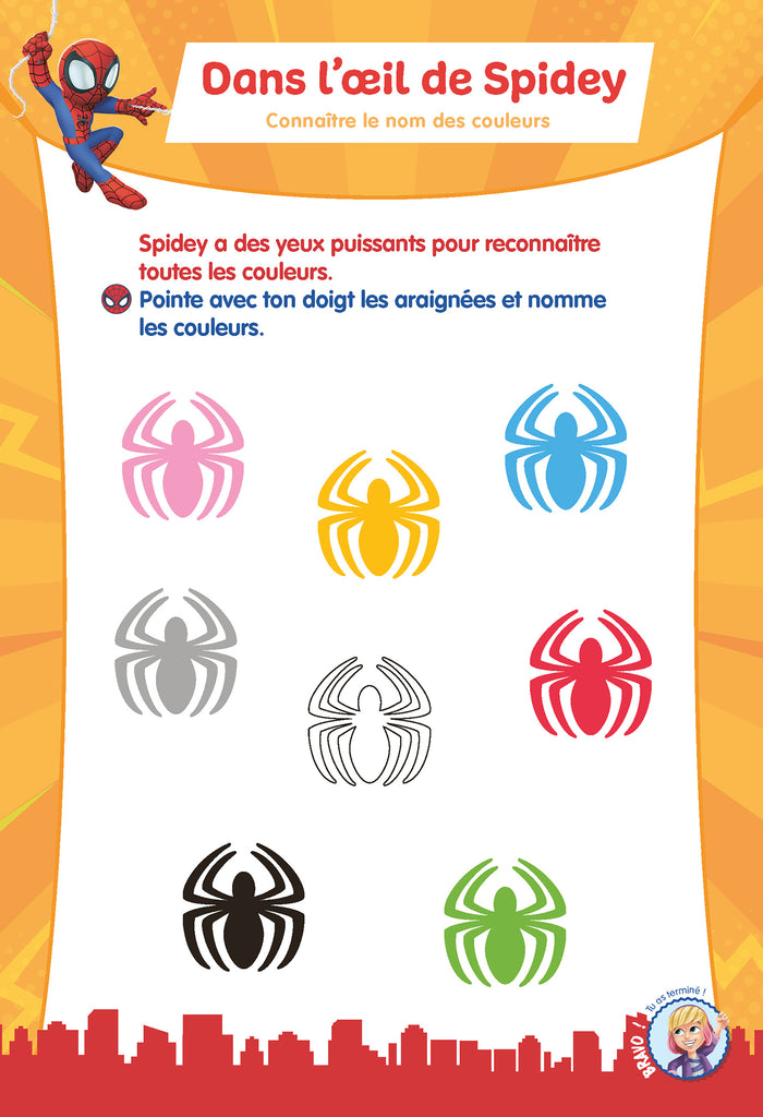 Spidey et ses amis extraordinaires - Mon super bloc d'activités de Petite Section (3-4 ans)