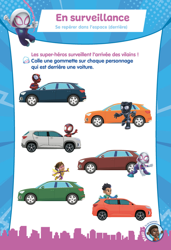 Spidey et ses amis extraordinaires - Mon super bloc d'activités de Petite Section (3-4 ans)