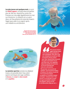 Je fais de la natation avec Léon Marchand