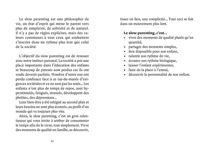 5 principes de vie pour s'initier au Slow Parenting