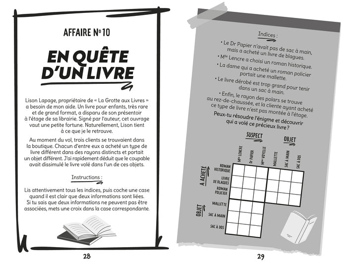 Cluedunnit 60 énigmes pour détective junior