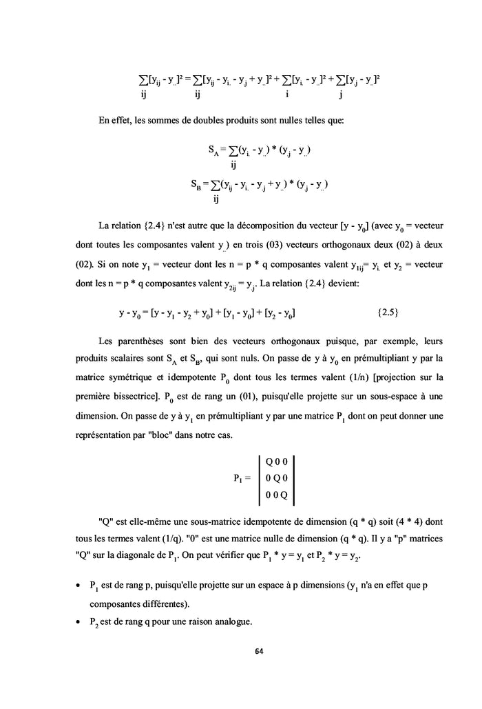 Traitement et analyse de données multidimensionnelles