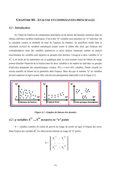 Traitement et analyse de données multidimensionnelles