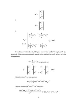 Traitement et analyse de données multidimensionnelles